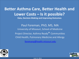 Putting Excellent Asthma Care Within Reach