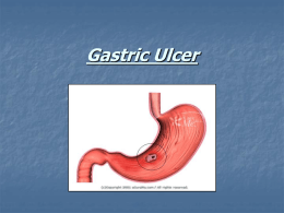 Gastric Ulcers - UMF IASI 2015