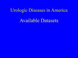 Urologic Diseases in America