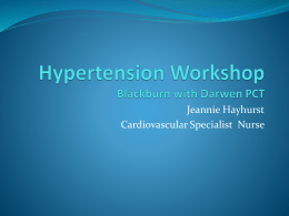 Hypertension Update
