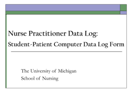 Nurse Practitioner Power Through Computer Logs