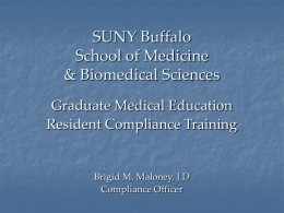SUNY Buffalo School of Medicine & Biomedical Sciences