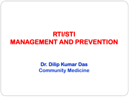 WORKSHOP FOR MEDICAL OFFICERS ON RTI/STI …