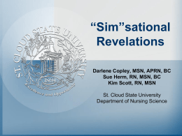 Sim”sational Revelations - Allied Health & Nursing Home