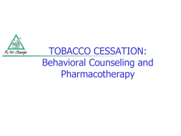 CORE MODULES & FORMS OF TOBACCO