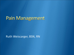 Pain Management - Wilkes-Barre Area Career & Technical