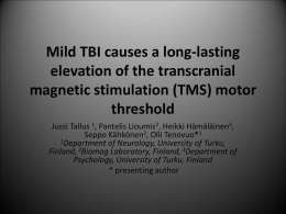 Mild TBI causes a long-lasting elevation of the