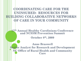 17th Annual Healthy Carolinians Conference and NCIOM