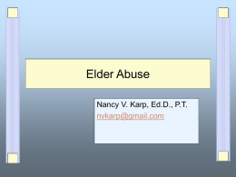 Elder Abuse