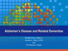 Alzheimer's Disease Overview