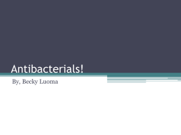 Antibacterials! - Littleton High School