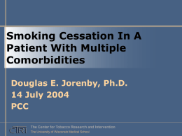 Smoking Cessation in a Patient With Comorbidities