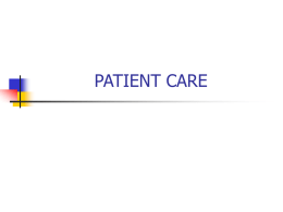 PATIENT CARE - NEO HealthForce