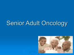 Senior Adult Oncology
