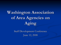 Washington Association of Area Agencies on Aging