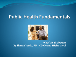 Public Health Fundamentals - College Tech Prep in North