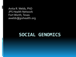 Social Genomics