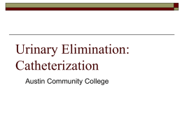 Urinary Elimination - Austin Community College