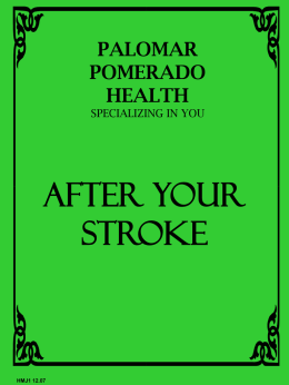 After Your Stroke - American Heart Association