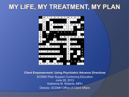 My Life! My Treatment! My Plan!