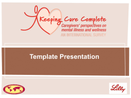 Customizable Caregiver PowerPoint Presentation