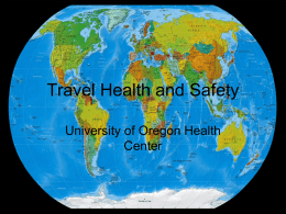 Traveling? - University of Oregon