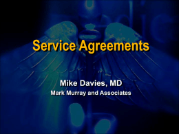 Definition of a Service Agreement
