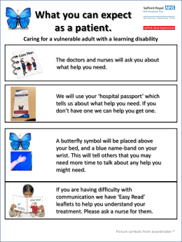 Document 7 - What you can expect as a patient hospital leaflet
