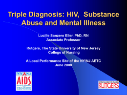 Triple Diagnosis - New York and New Jersey AIDS Education and