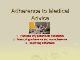 Adherence-to-medical