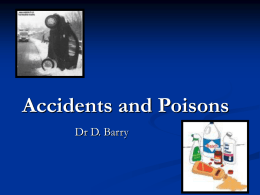 Accidents and Poisons