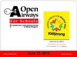 KidStrong OAS Presentation - West Virginia Department of Education