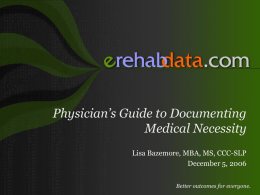Physician`s Guide to Documenting Medical