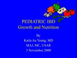 IBD: Growth & Nutrition