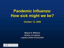 Pandemic Flu Slide Set