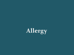Allergy - Al-Huda International