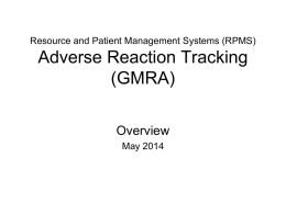 11 Appendix J AdverseReactionTracking_MAY 2014