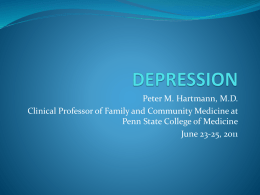 depression - MCE Conferences