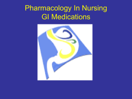 Pharmacology In Nursing