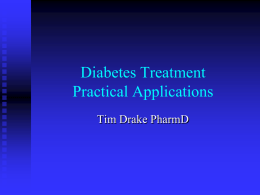 Diabetes treatment