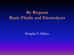 ALL NEW FOR 2005(6)! Fluids and Electrolytes Made Simple