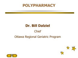 Polypharmacy - Dr. Bill Dalziel