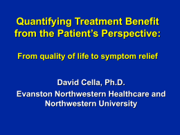 QoL to Symptom Relief - PowerPoint presentation