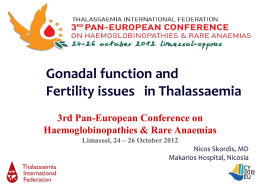 Spermatozoal DNA damage in patients with β