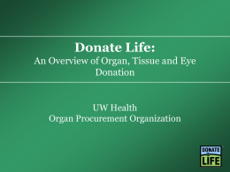 National Donate Life Month 2006