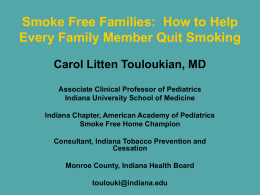 Smoke Free Families: How to Help Every Family