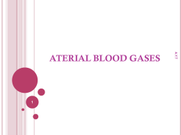 ATERIAL BLOOD GASES