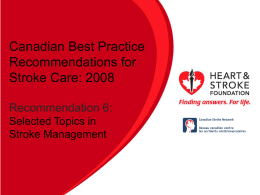 6.3c Management - Heart and Stroke Foundation of Ontario