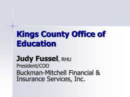 Back-Health Insurance 8-10 - Kings County Office of Education