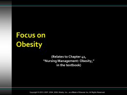 Obesity & Eating Disorders